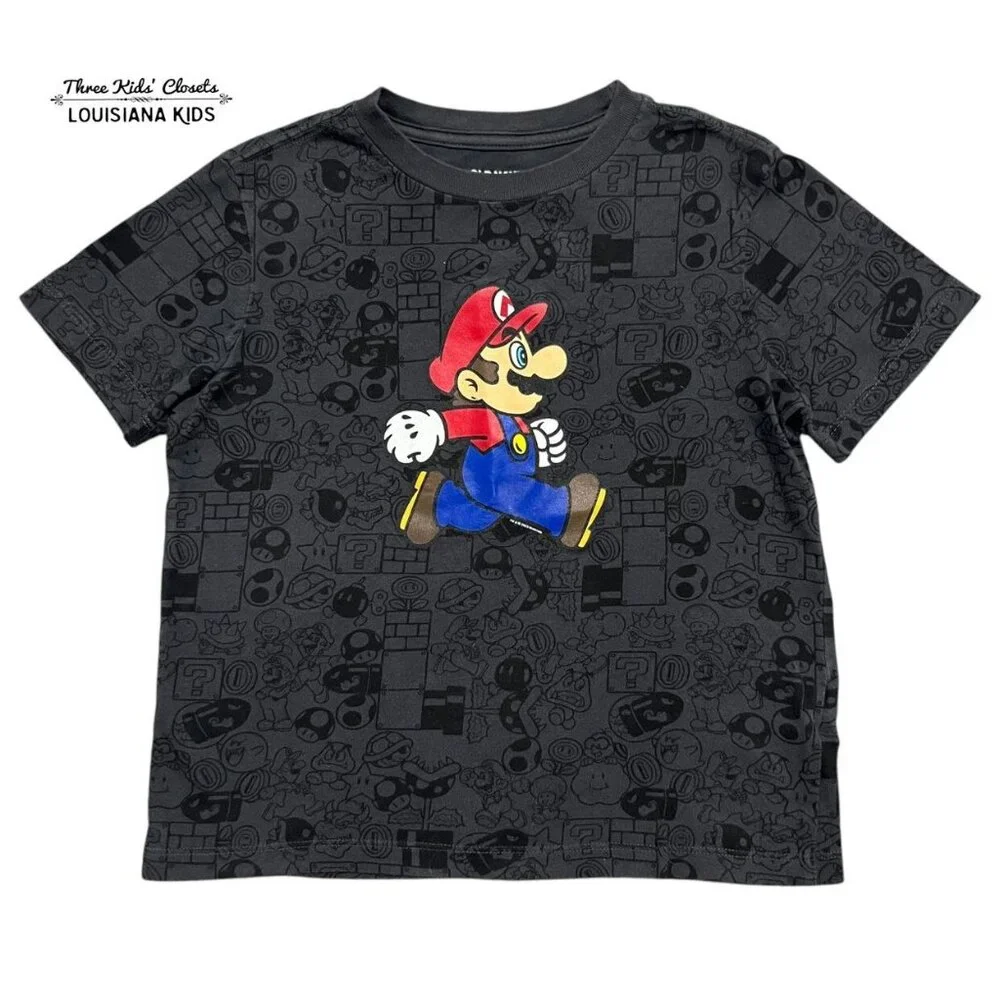 Old Navy 6-7Y Nintendo Super Mario Tee Shirt